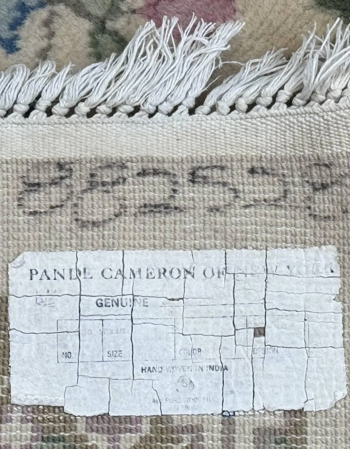 Indo Persian Rug 12x15, Palace Sized Carpet, Oversized Wool Handmade Rug, Kerman Rug, Semi Open Field, Pande Cameron Rug, Beige - Image 10