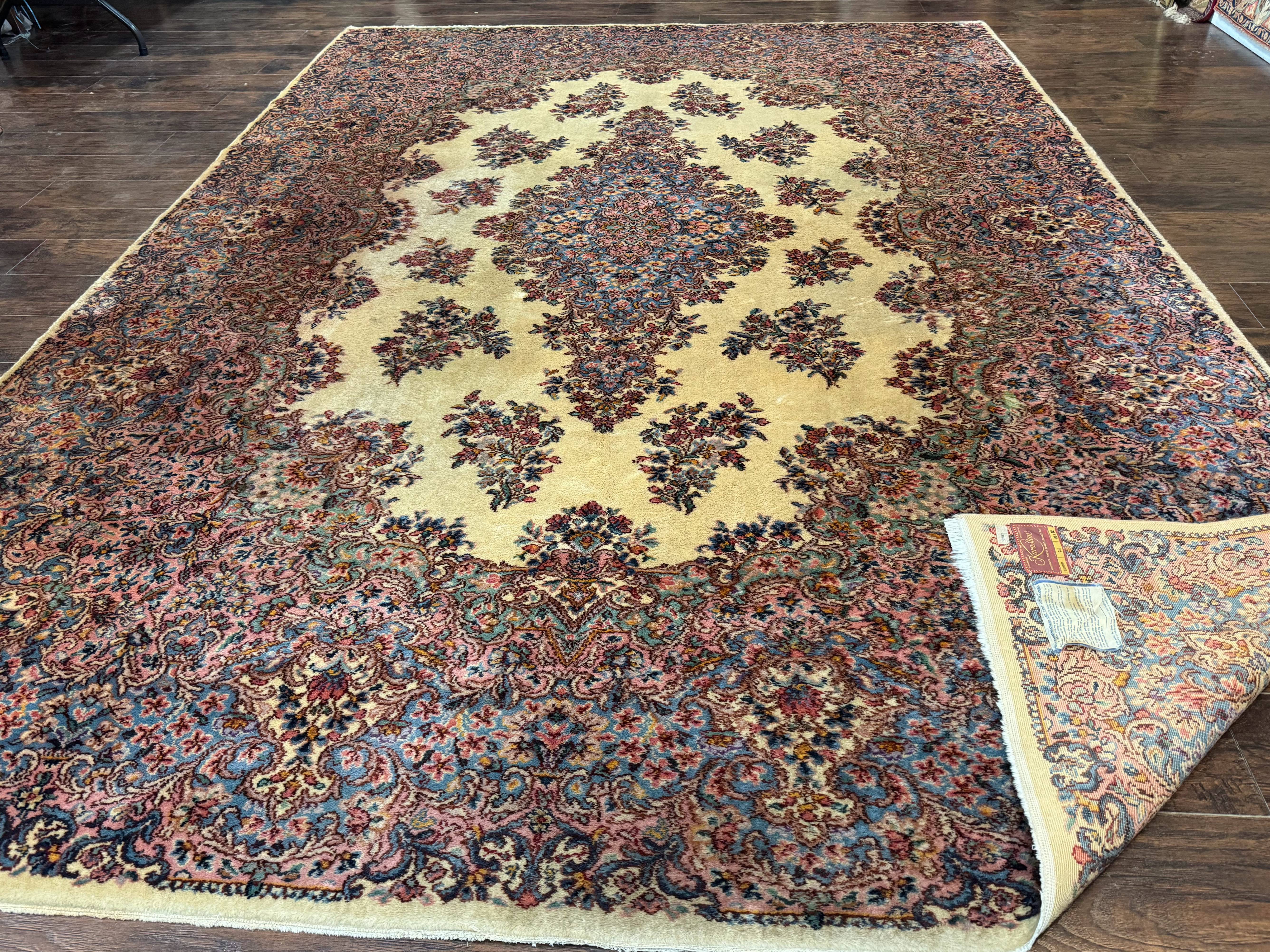 Karastan Kirman Rug #781, Antique Karastan Oriental Carpet 8.8 x 12, Wool Area Rug, Original Collection 700 Series, Rare Discontinued - Image 11