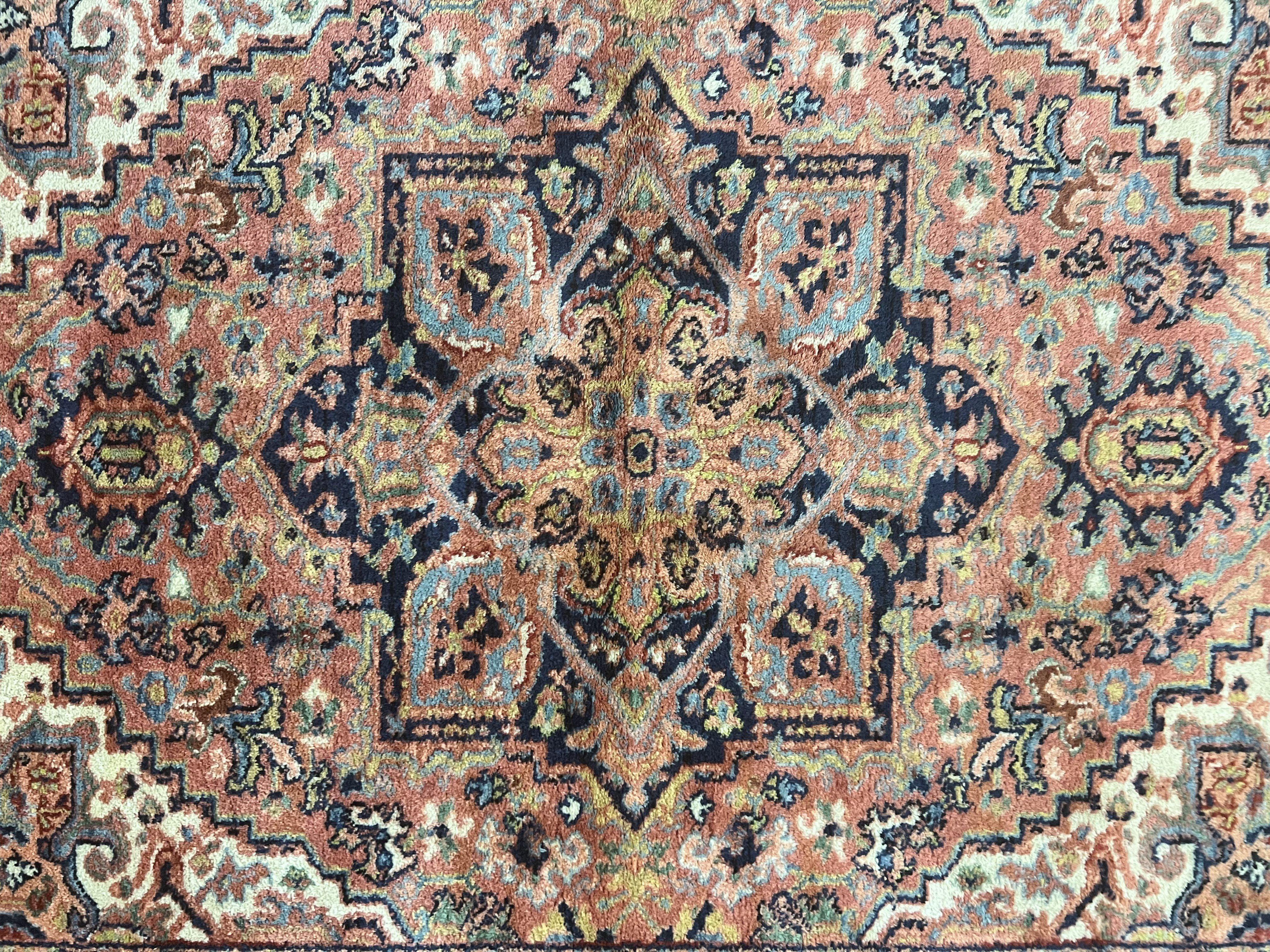 Karastan Rug 4x6, Karastan Heriz #726, Wool Pile Karastan Area Rug, Rare Hard to Find, Original 700 Series Vintage Discontinued Rug - Image 3