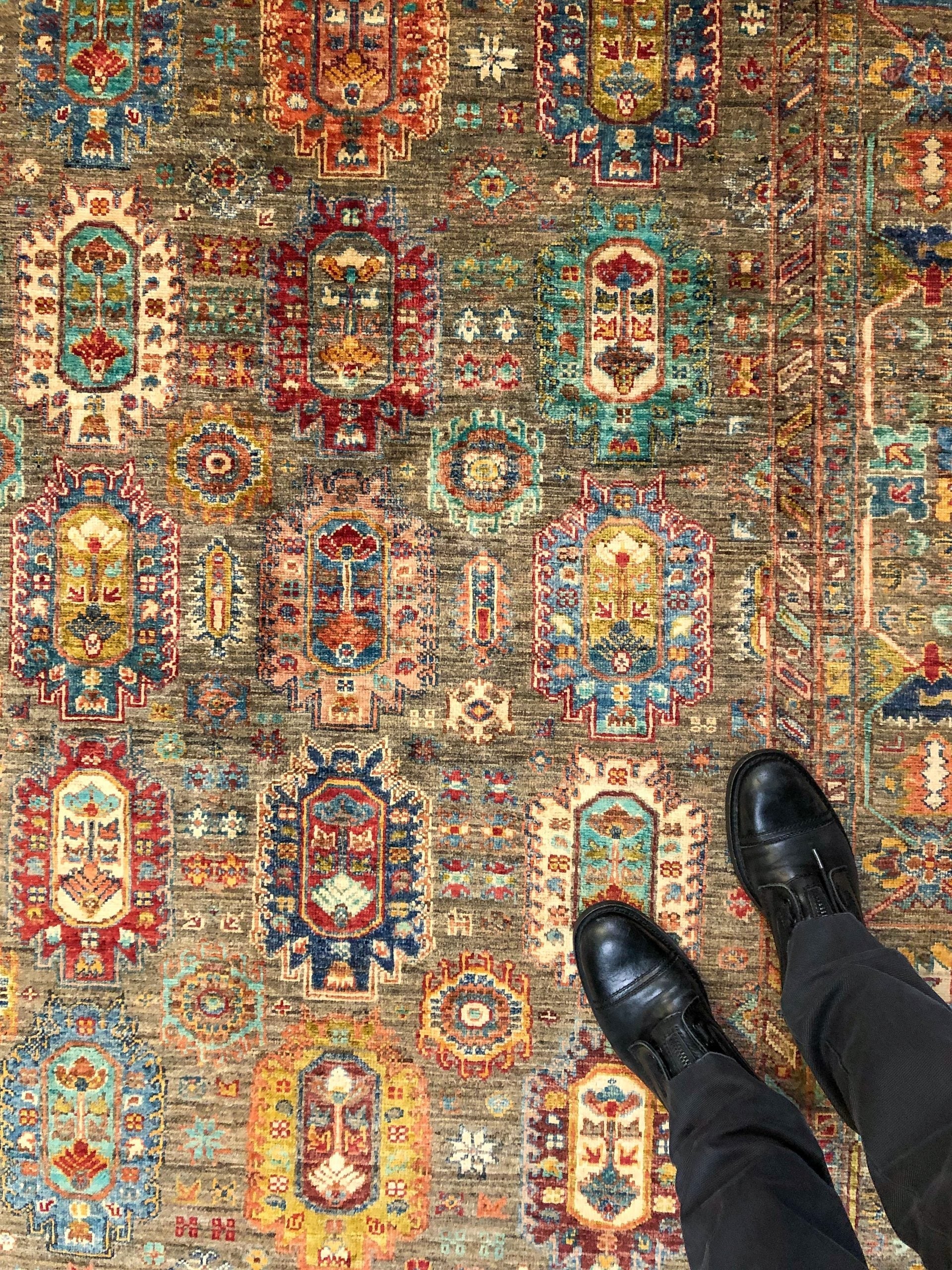 Khorjin (5'06"x7'08") camel/jewel tones - Image 6