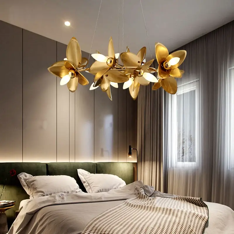 Leaf Petal Design Chandelier - Image 3