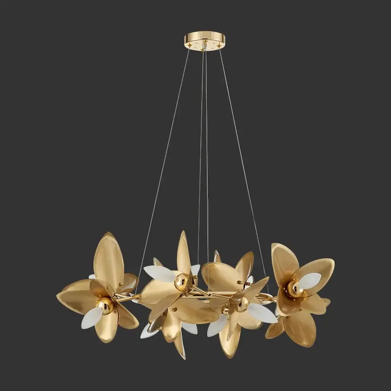 Leaf Petal Design Chandelier - Image 4