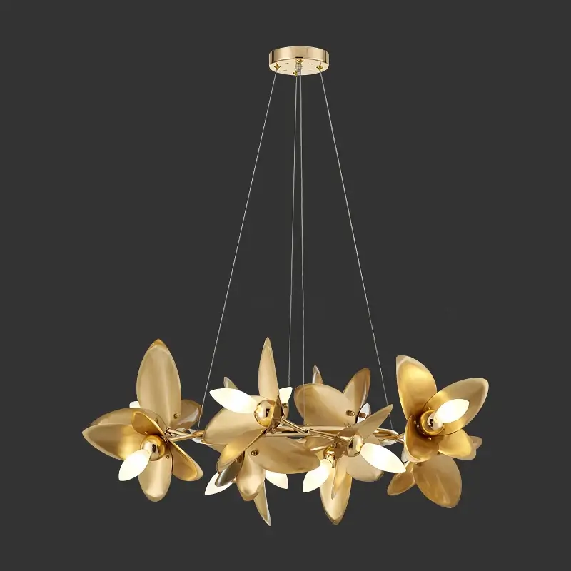Leaf Petal Design Chandelier - Image 5