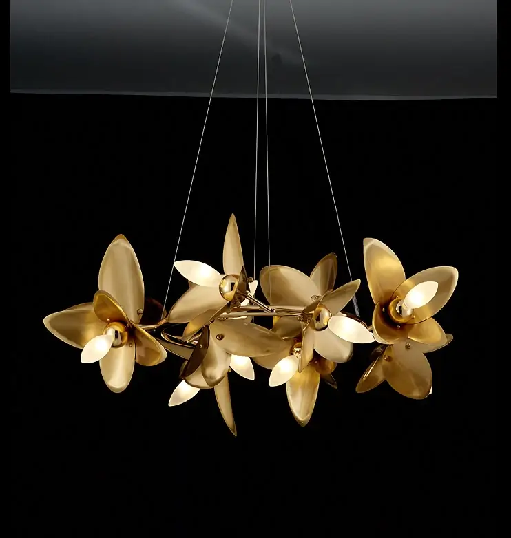 Leaf Petal Design Chandelier - Image 8