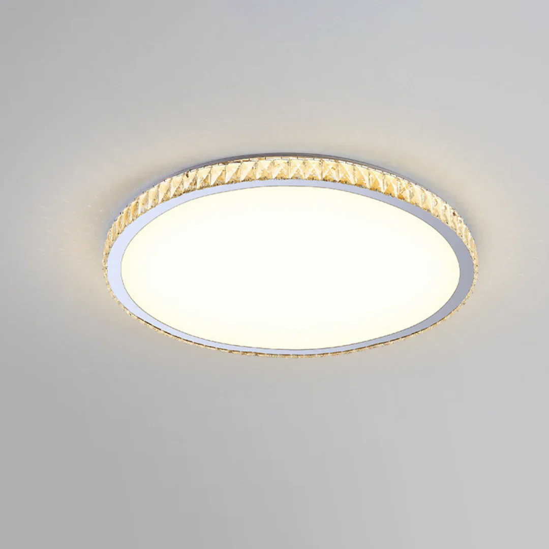Light Luxury Round Crystal Ceiling Lamp - Image 19
