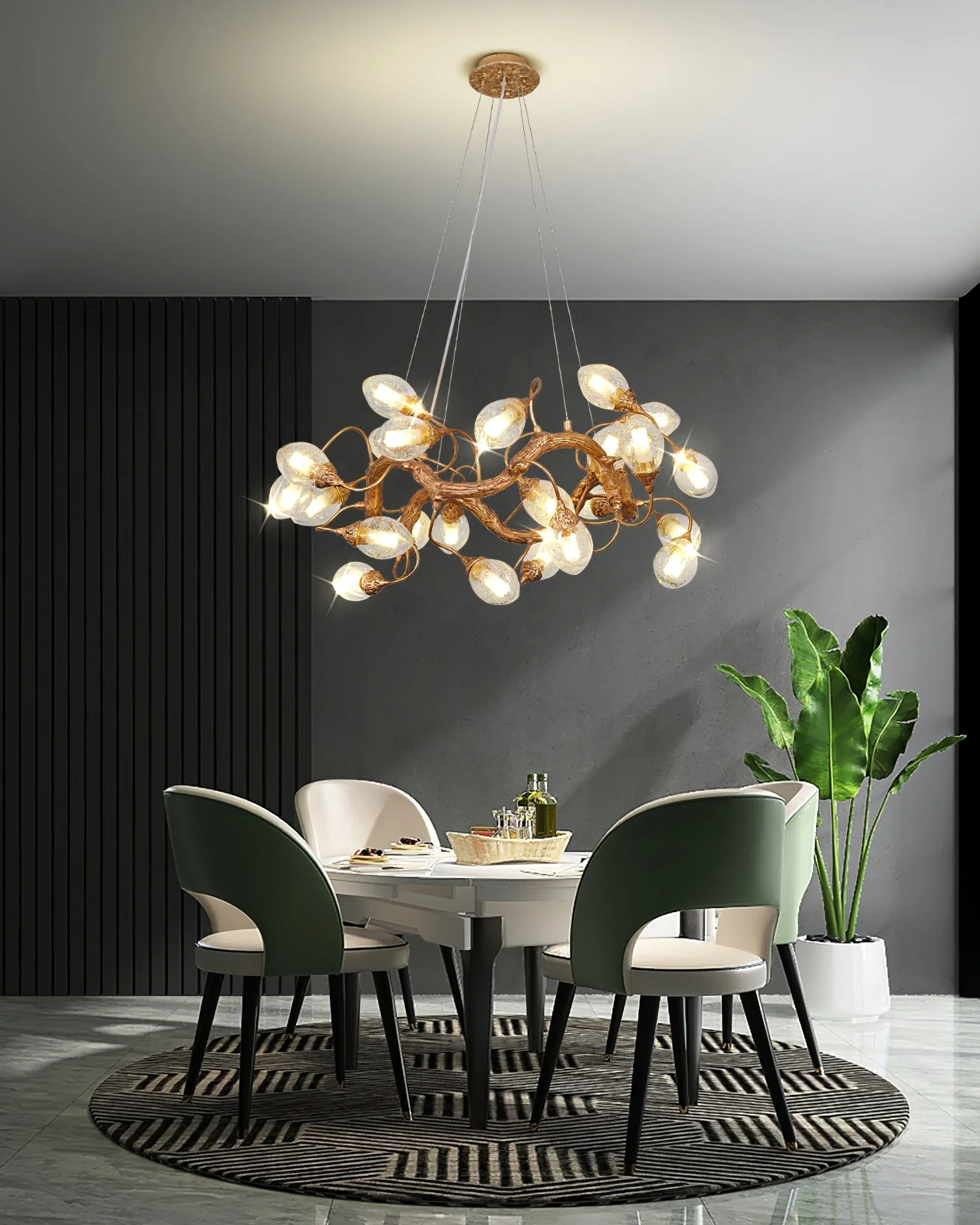 Lotus Brass Chandeliers - Image 10
