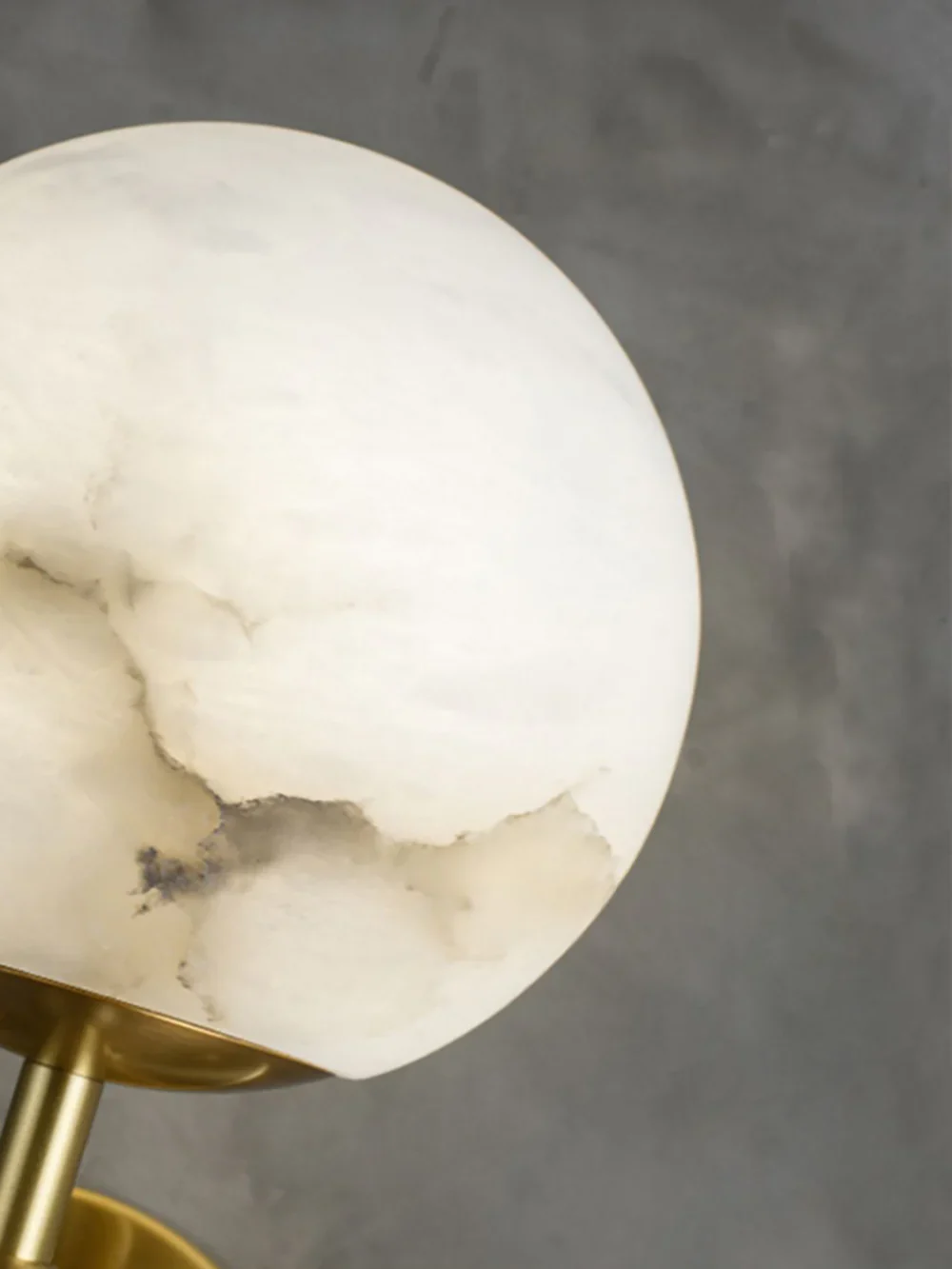 Luxury Alabaster Orbis Wall Lamp - Image 14