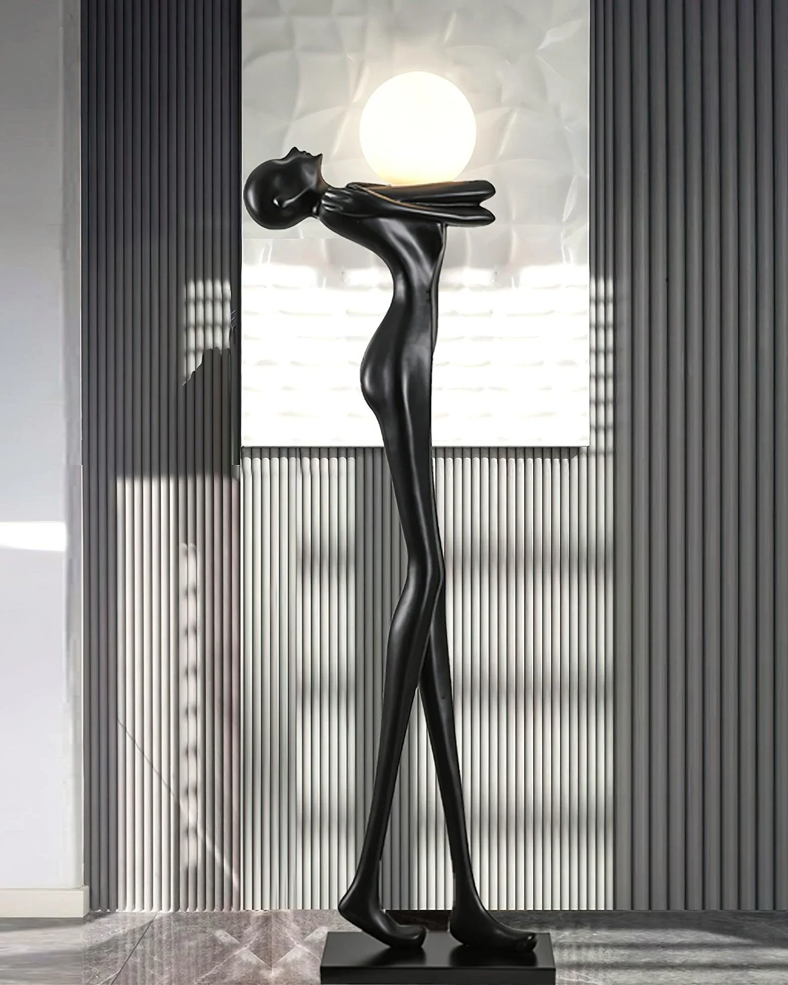 Moca Sculpture Figure Floor Lamp - Image 4