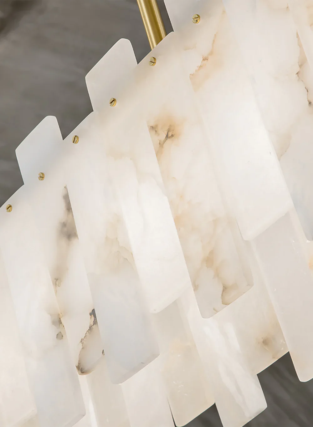 Modern Alabaster Venus Linear Chandelier - Image 12