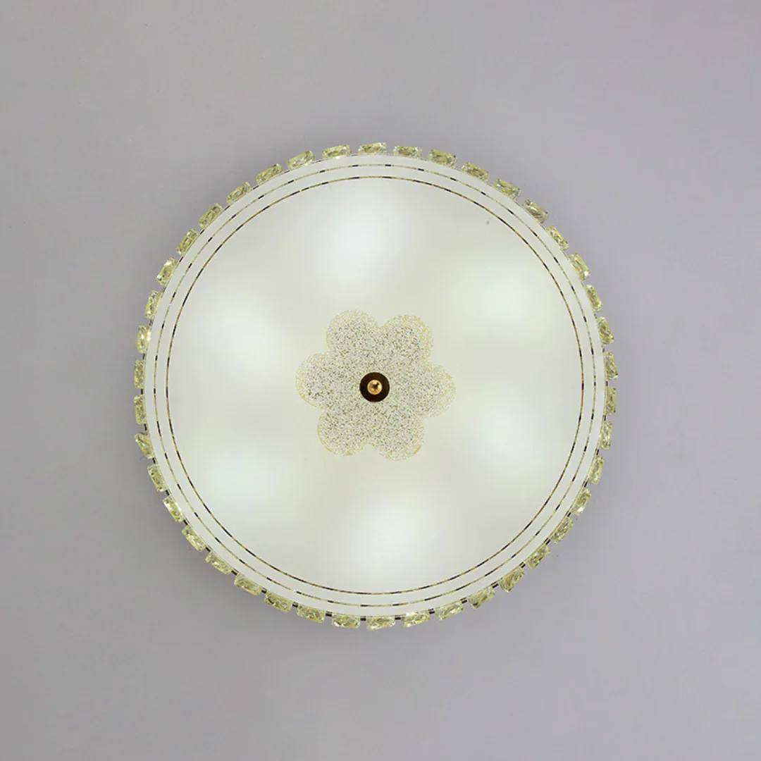 Modern Leather Crystal Ceiling Lamp - Image 18