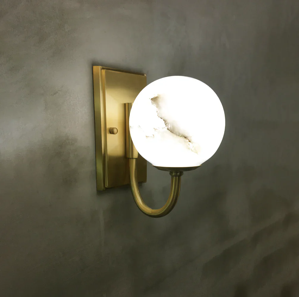 Modern Simple Alabaster Wall Lamp - Image 12