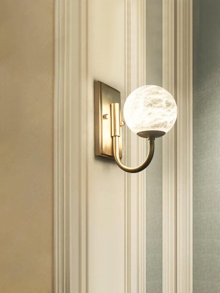 Modern Simple Alabaster Wall Lamp - Image 5