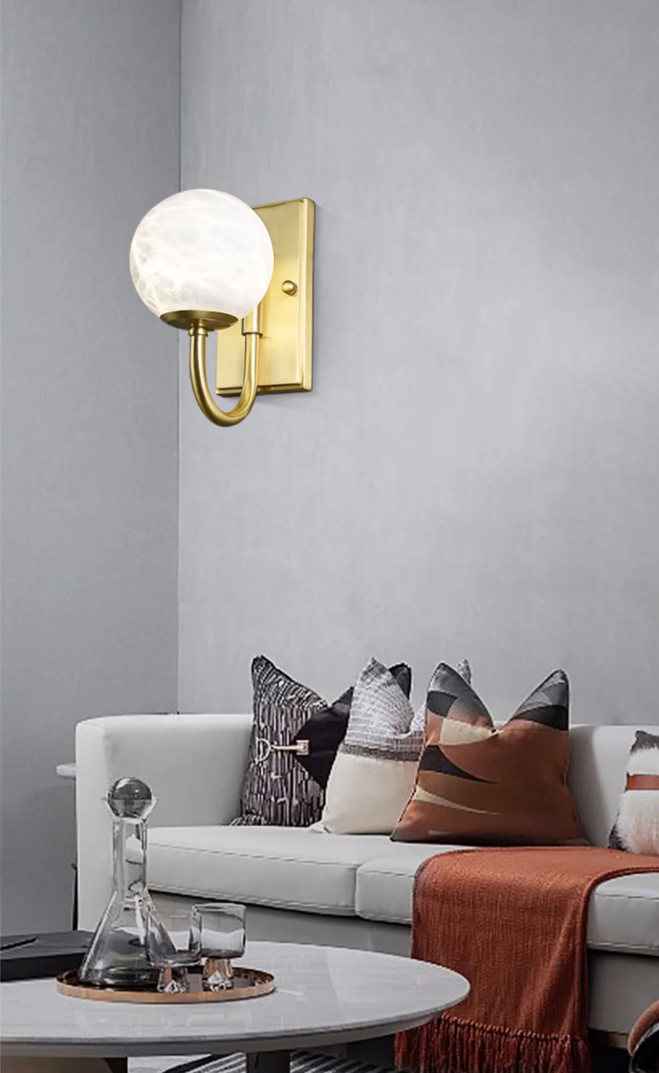 Modern Simple Alabaster Wall Lamp - Image 7