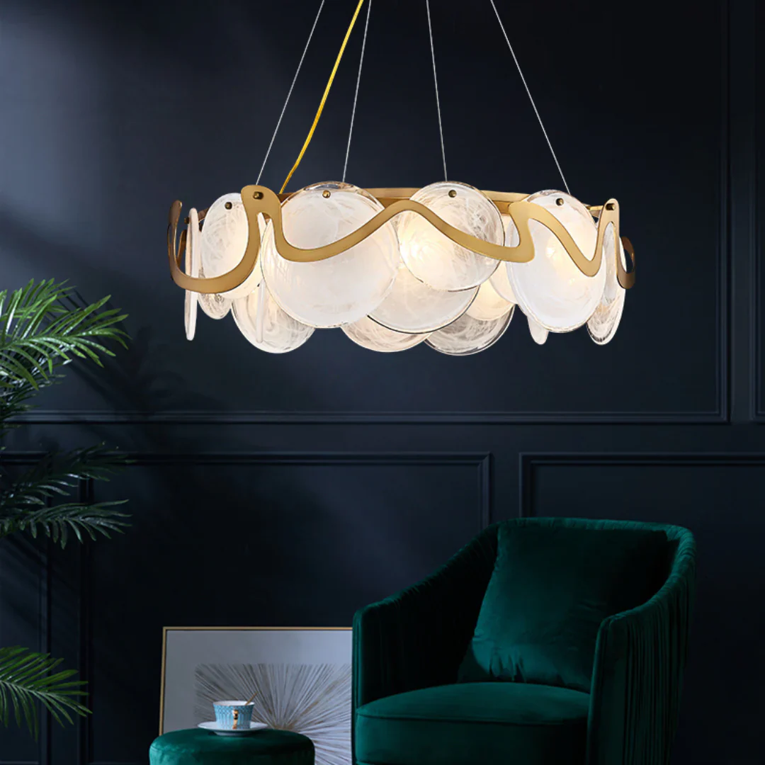 Modern Simple Glass Chandelier - Image 14