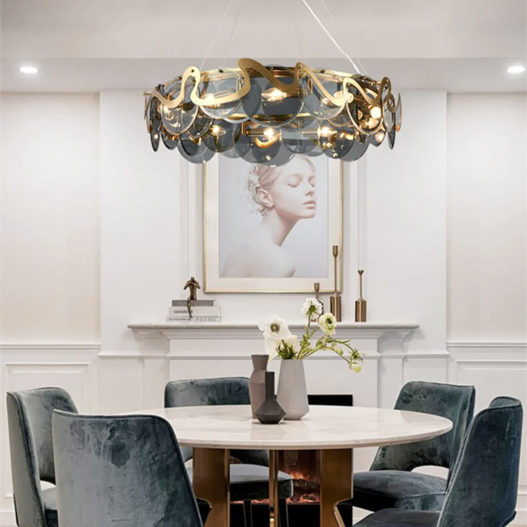 Modern Simple Glass Chandelier - Image 16