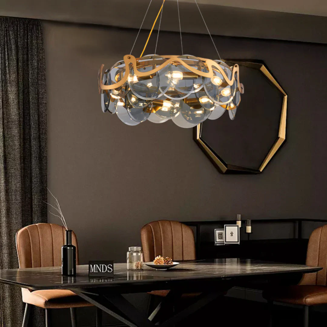 Modern Simple Glass Chandelier - Image 17
