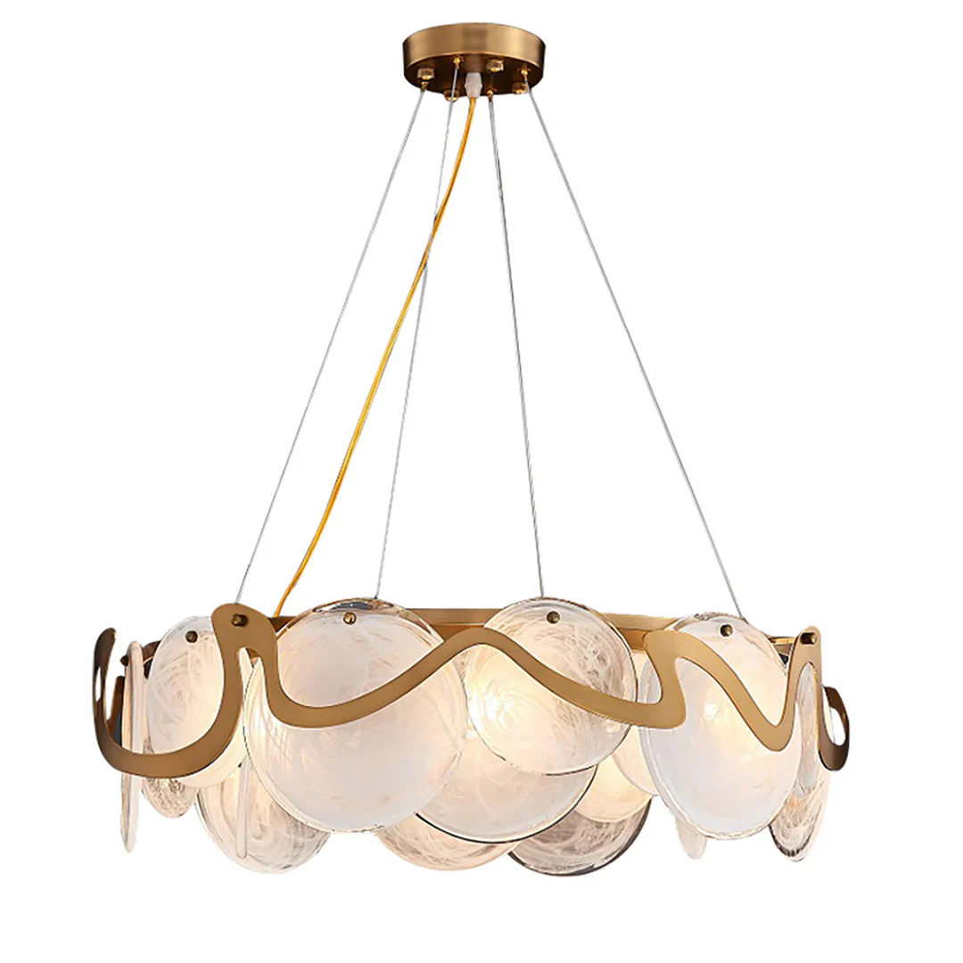 Modern Simple Glass Chandelier - Image 23