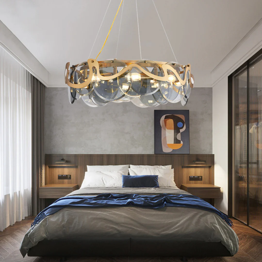 Modern Simple Glass Chandelier - Image 6