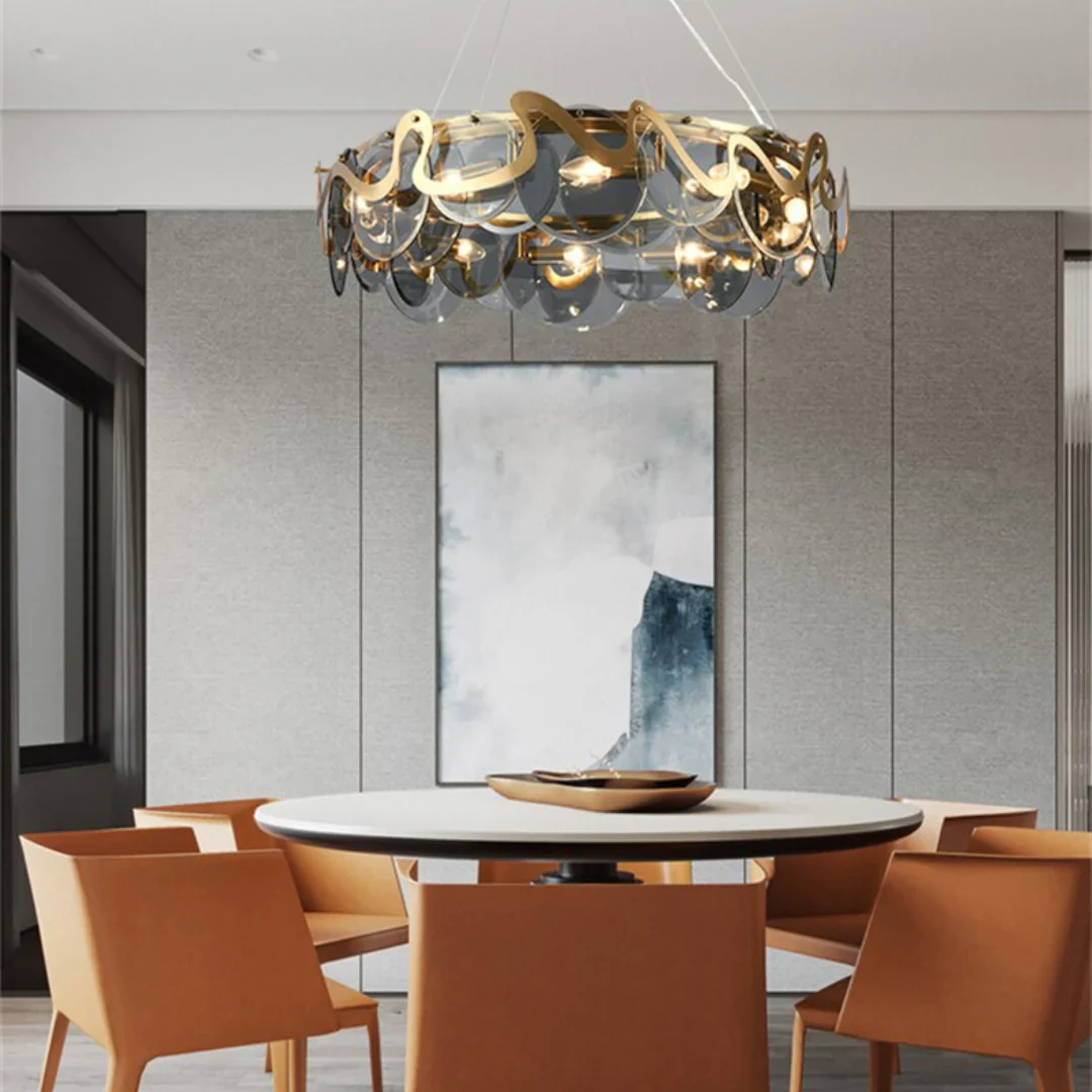 Modern Simple Glass Chandelier - Image 8