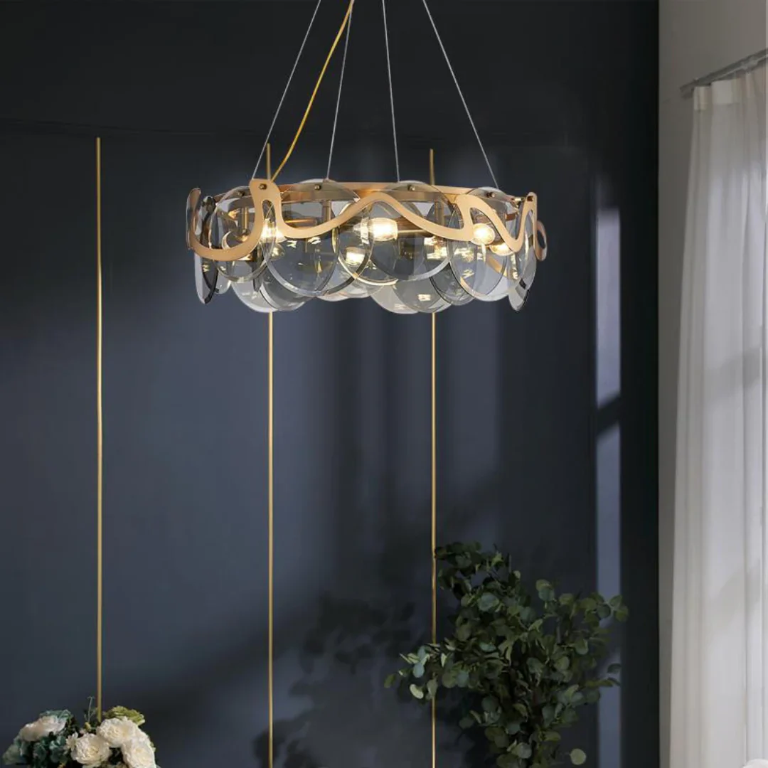 Modern Simple Glass Chandelier - Image 9