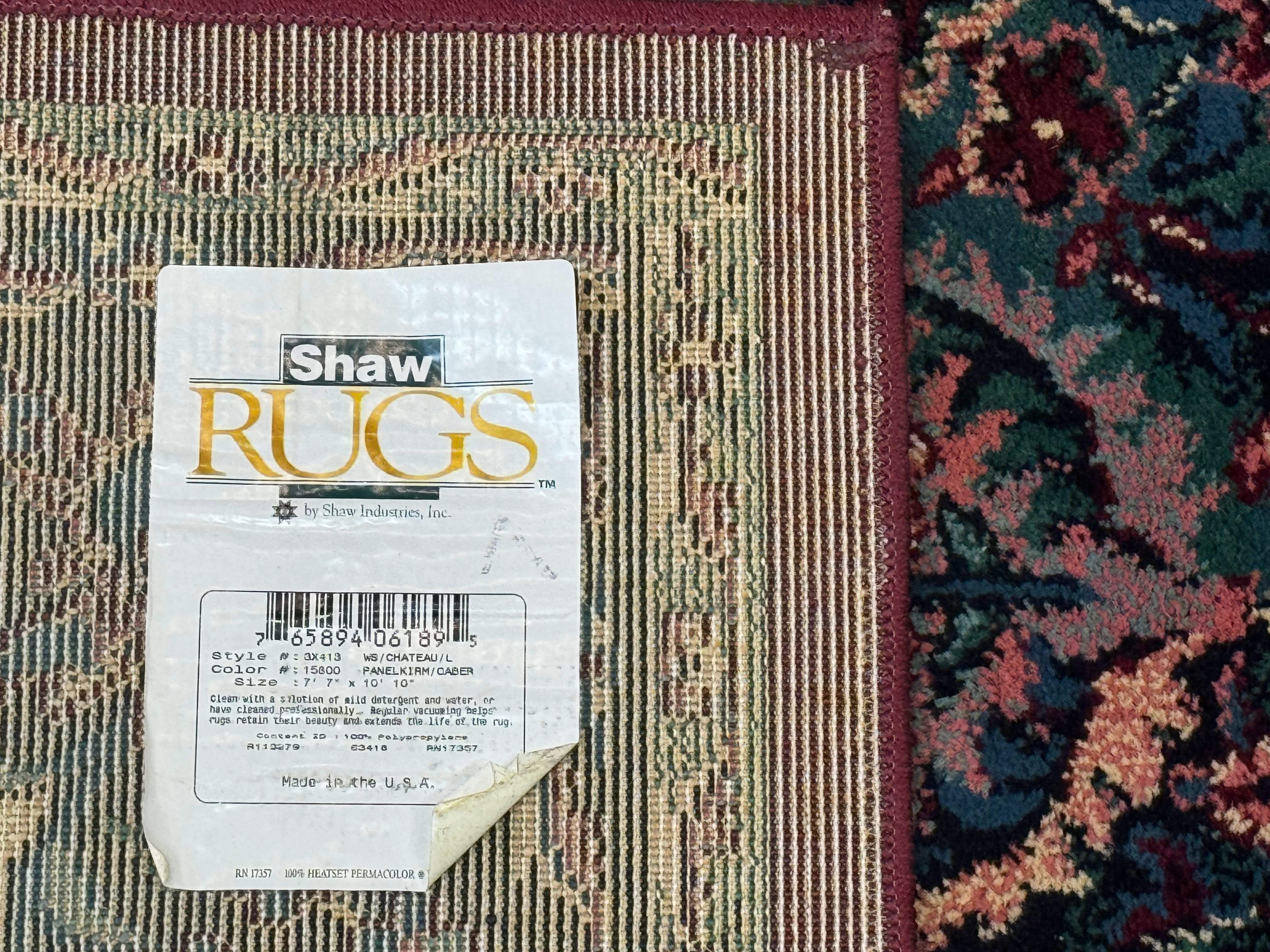 Multicolor Panel Kirman Rug 8x11 - Image 10