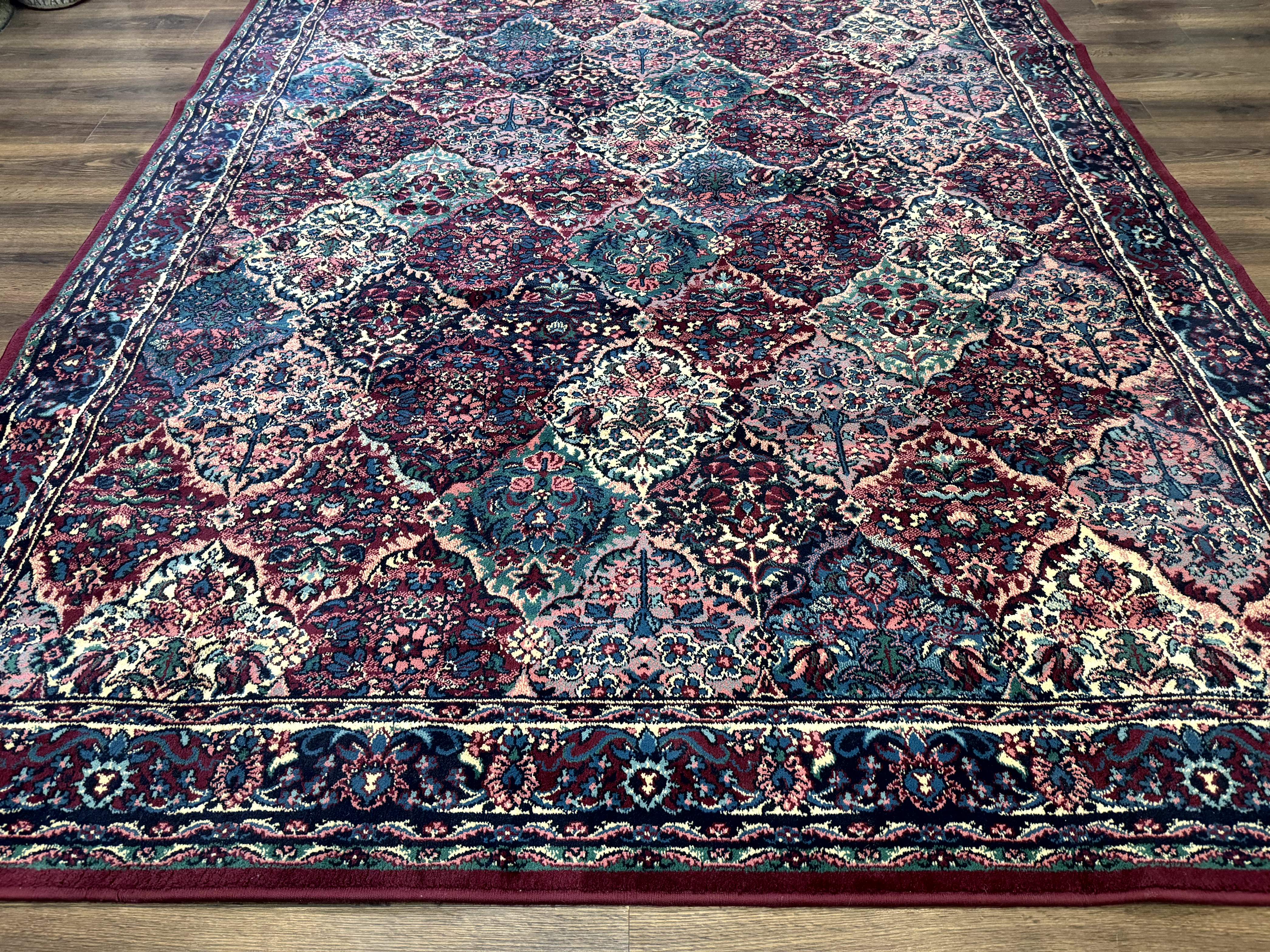 Multicolor Panel Kirman Rug 8x11 - Image 5