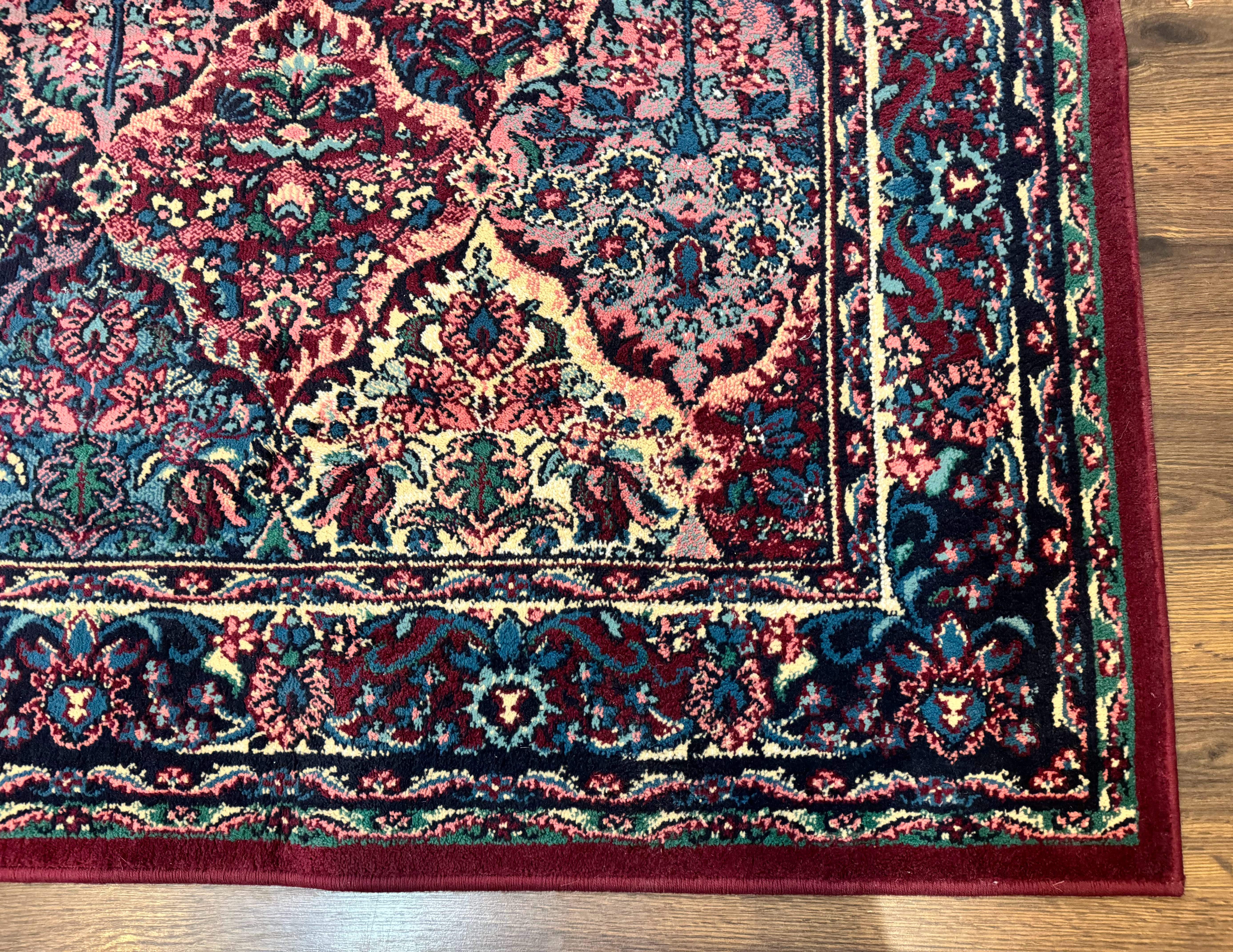 Multicolor Panel Kirman Rug 8x11 - Image 9
