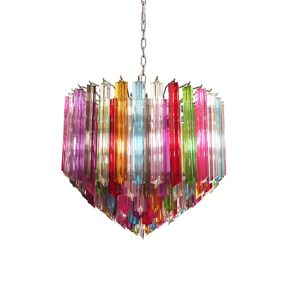 Murano Prisms Multicolored Chandelier - Image 21