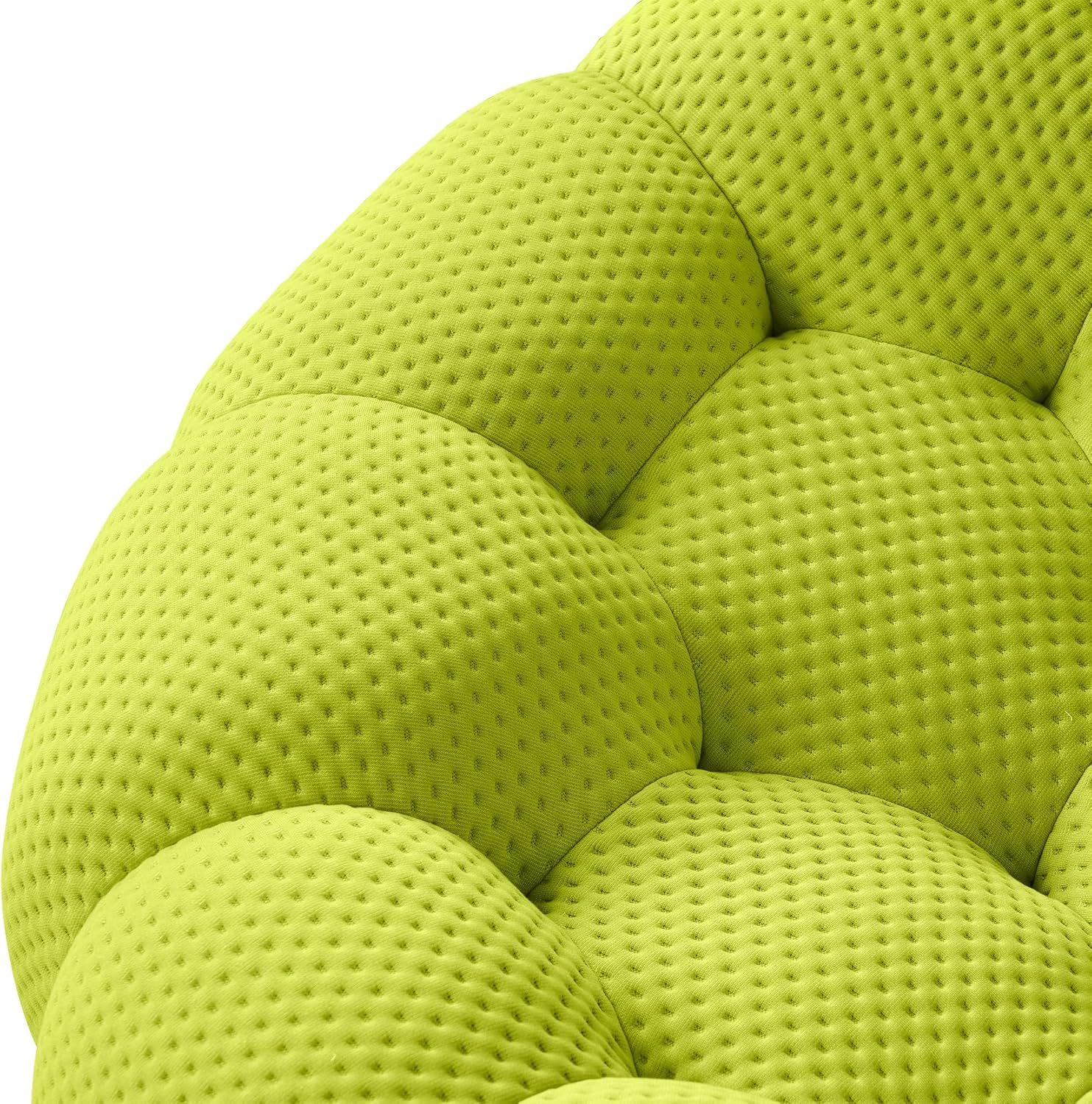 Nuvé® Mitsu Modular Bouclé Cloud Sofa - Lime Green - 3-Seater Sofa - Image 5