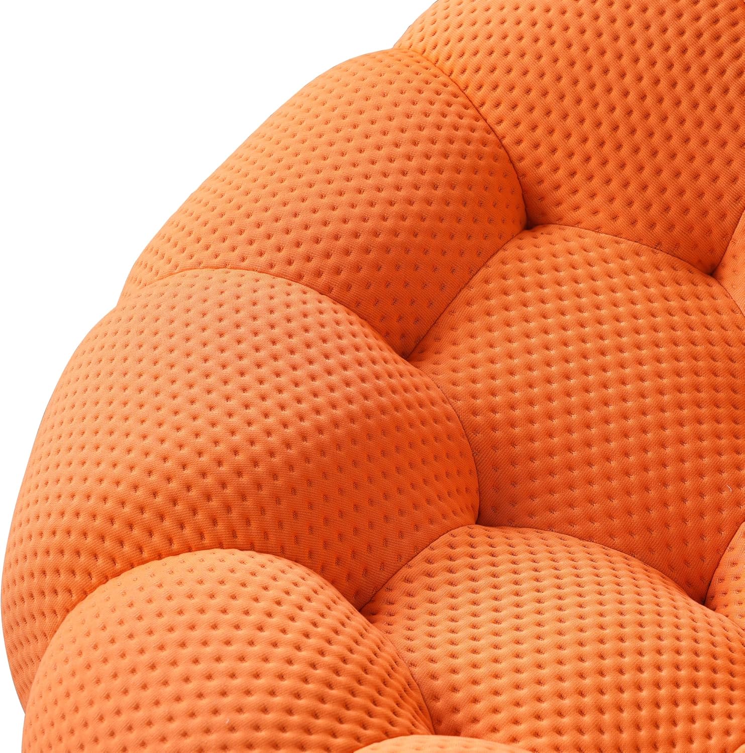 Nuvé® Mitsu Modular Bouclé Cloud Sofa - Orange - 1 + 2 + 3 Seater and Ottoman - Image 4