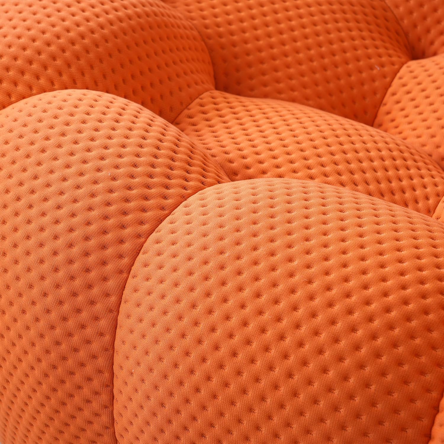 Nuvé® Mitsu Modular Bouclé Cloud Sofa - Orange - 2 Seater Sofa - Image 6