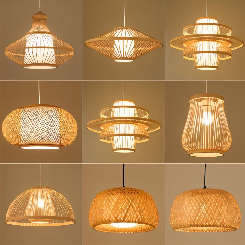Oasis Rattan Pendant Light Collection - Image 15