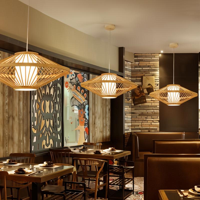 Oasis Rattan Pendant Light Collection - Image 3