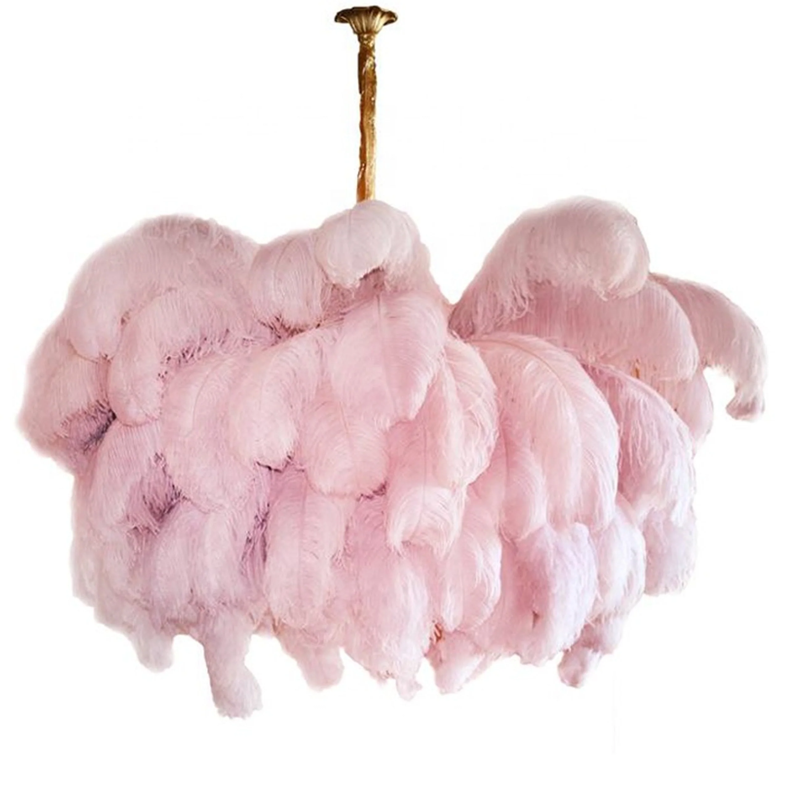 Ostrich Feather Chandeliers - Image 12