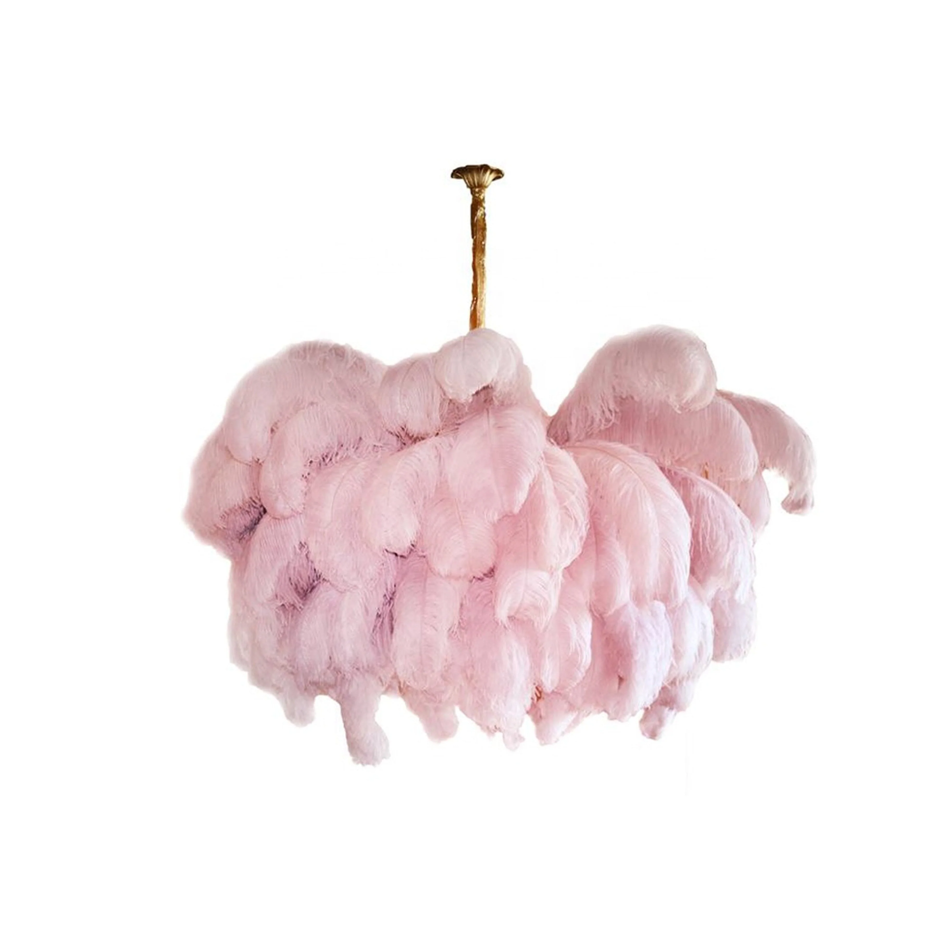 Ostrich Feather Chandeliers - Image 13