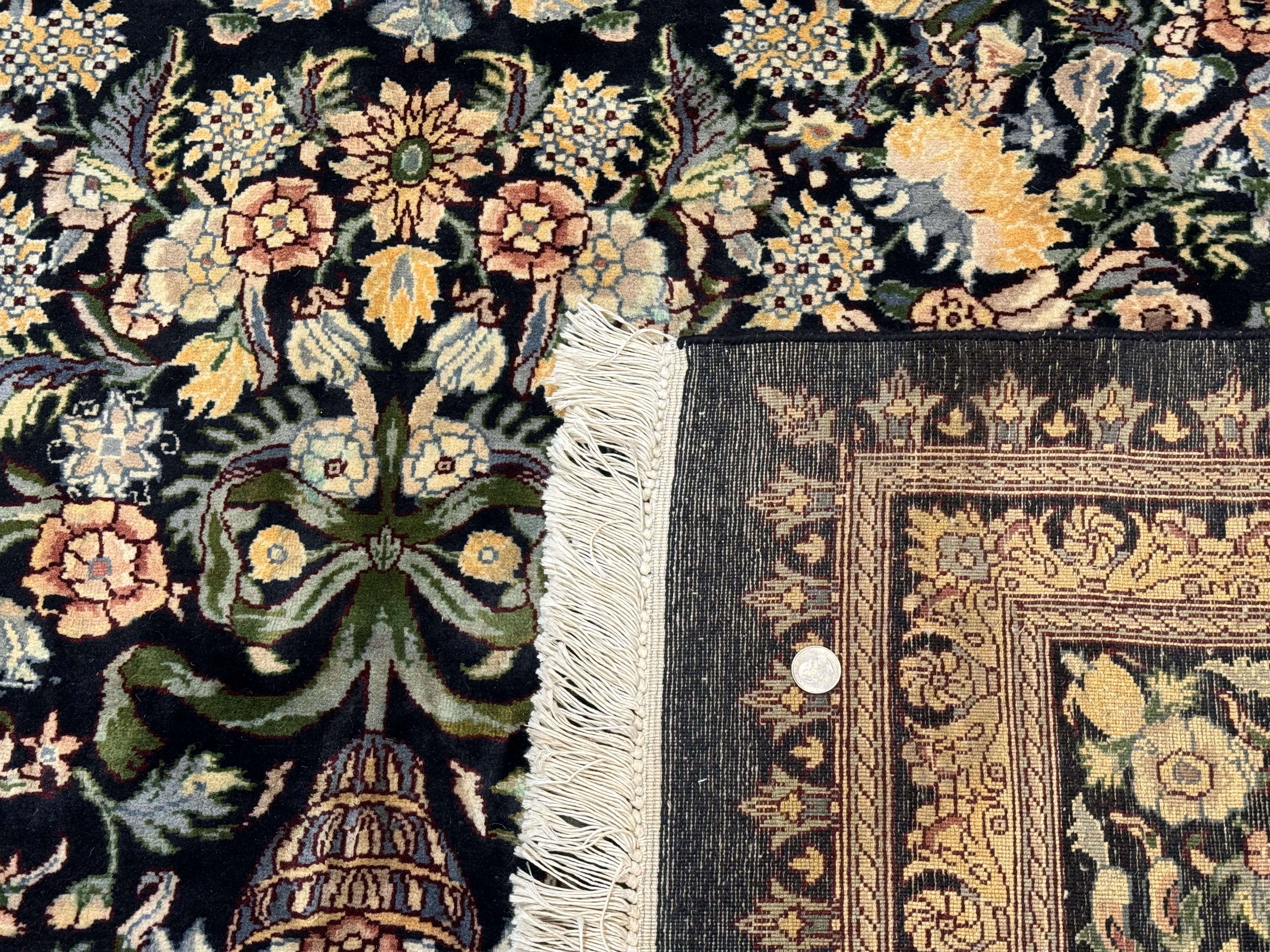 Pak Persian Rug 10x14, Elegant Floral Carpet, Fine 225 KPSI - Image 10