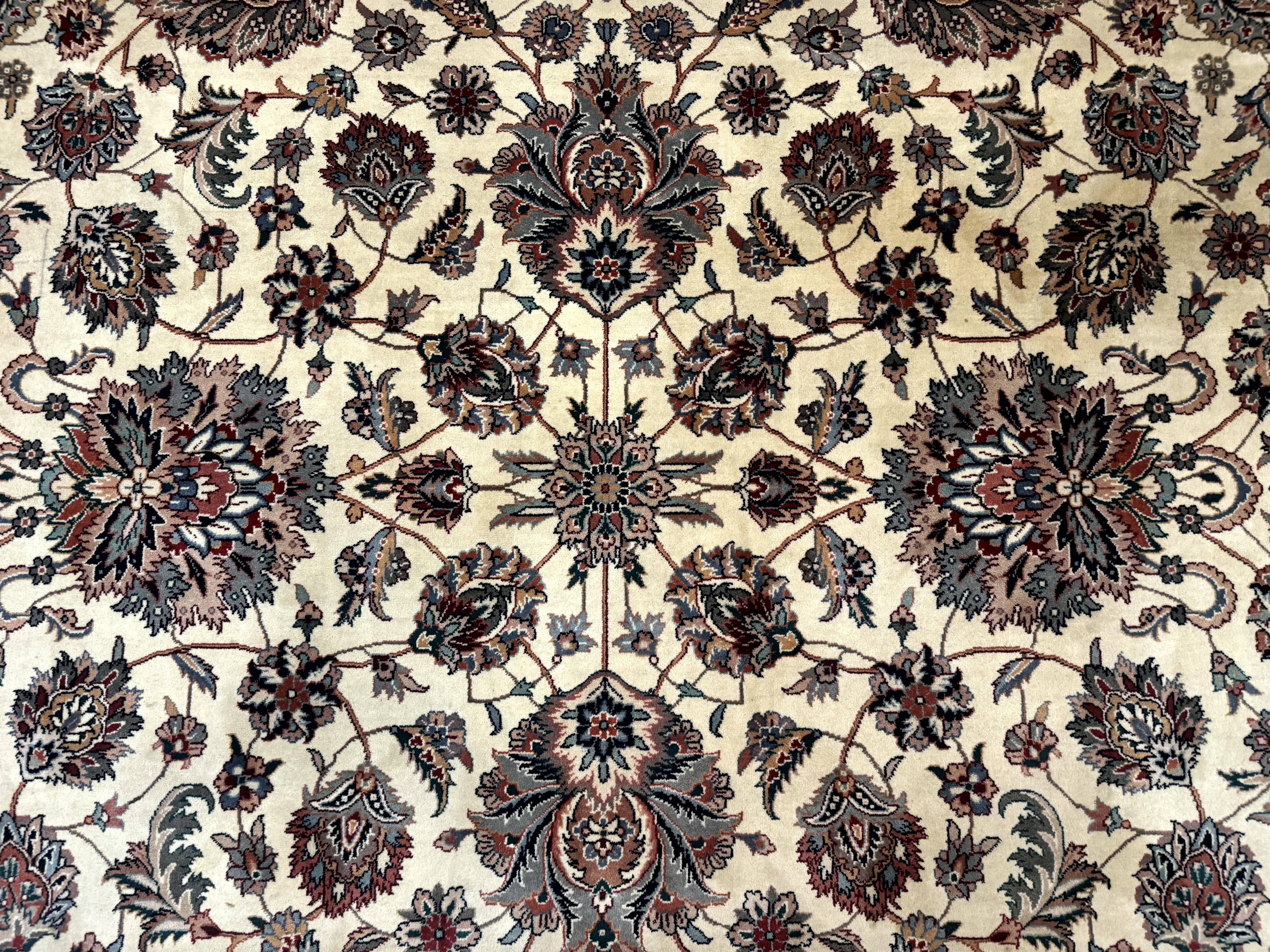 Pak Persian Rug 9x12, Allover Pattern, Fine Handmade Oriental Carpet - Image 4