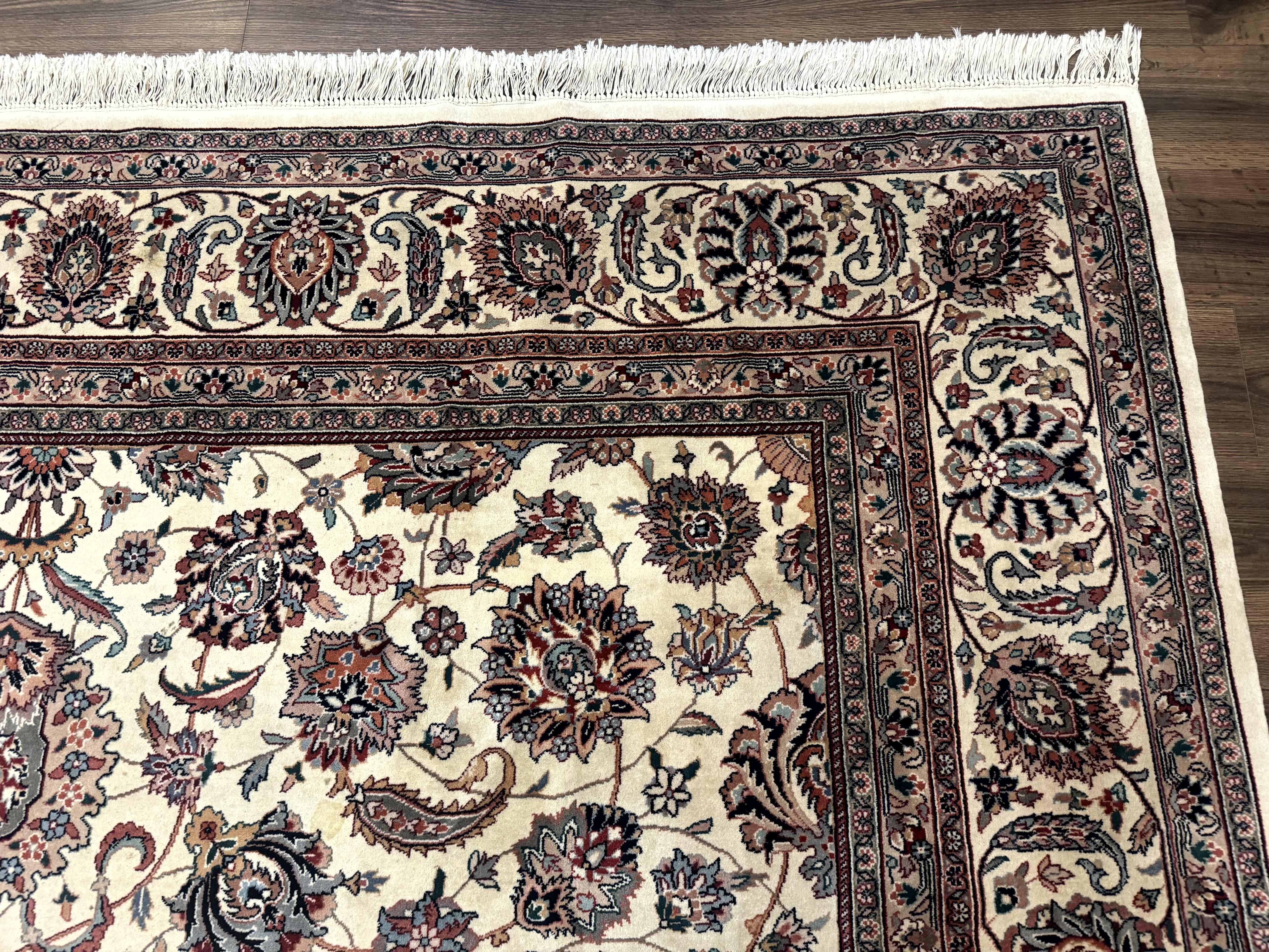 Pak Persian Rug 9x12, Allover Pattern, Fine Handmade Oriental Carpet - Image 7