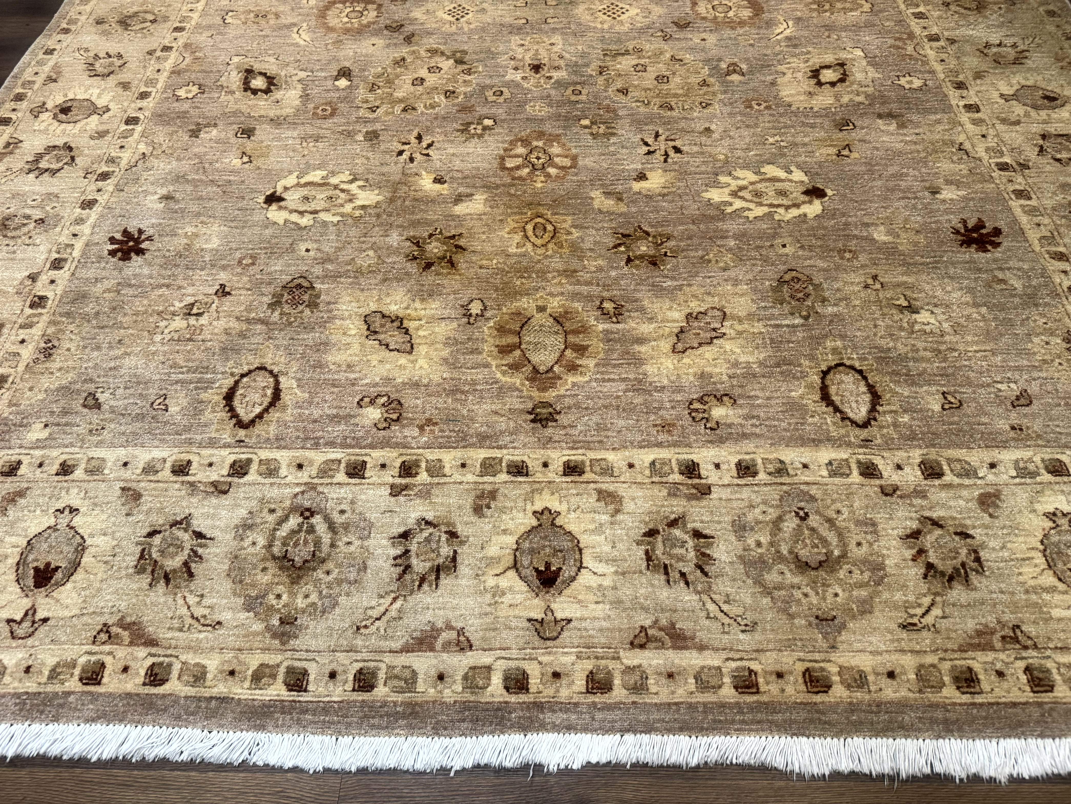 Pakistani Peshawar Rug 8x11, Indo Persian Mahal Carpet, Traditional Wool Oriental Rug - Image 5