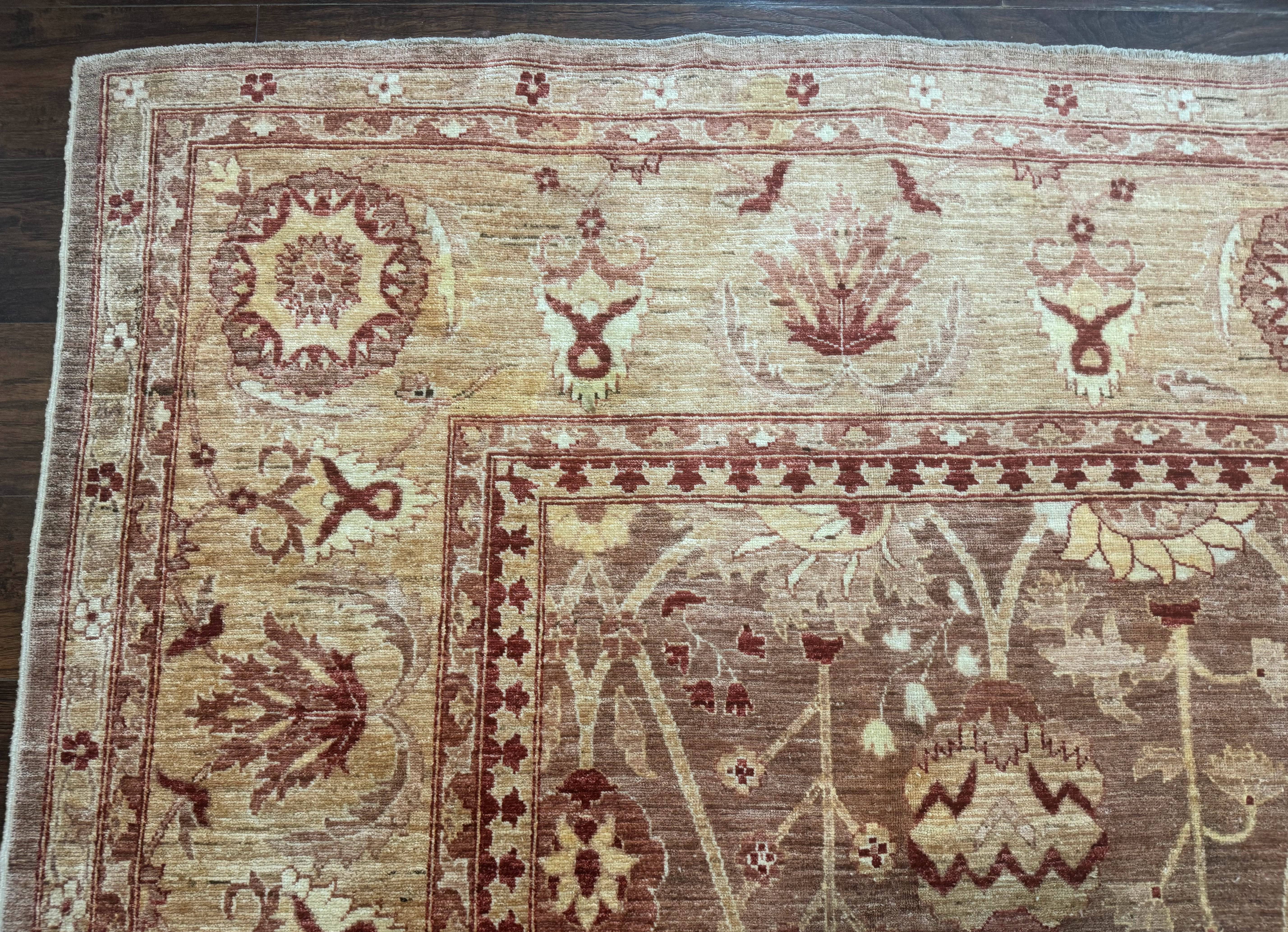 Pakistani Rug 10x14, Large Peshawar Chobi Carpet - Image 3