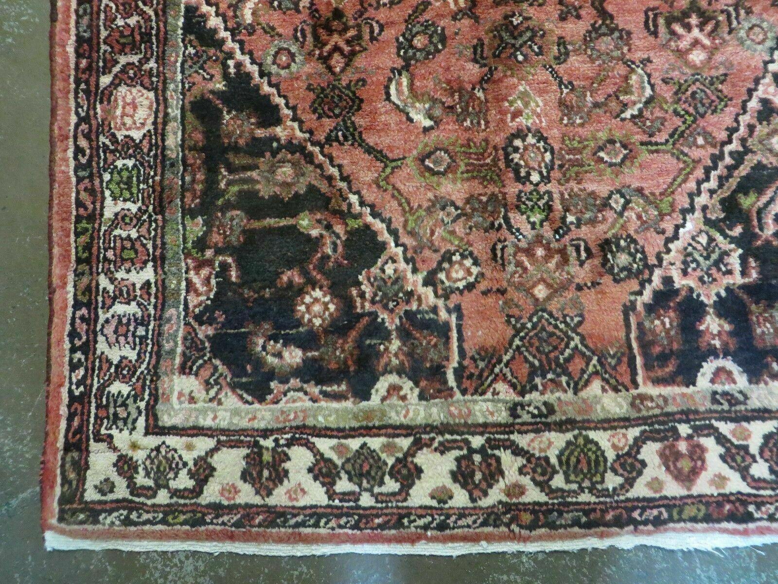 Persian Runner Rug 3.8 x 10, Red, Vintage - Image 8