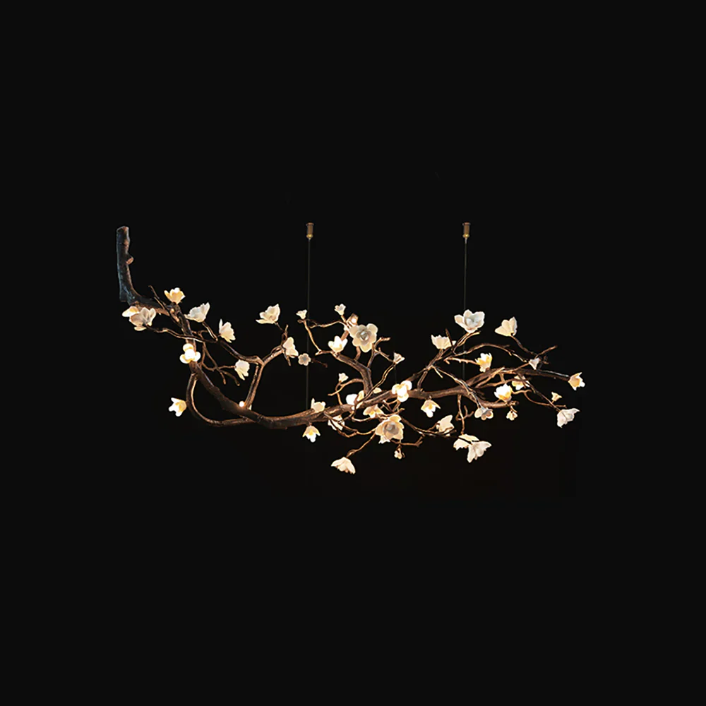 Plum Tree Branch Chandelier - Image 21