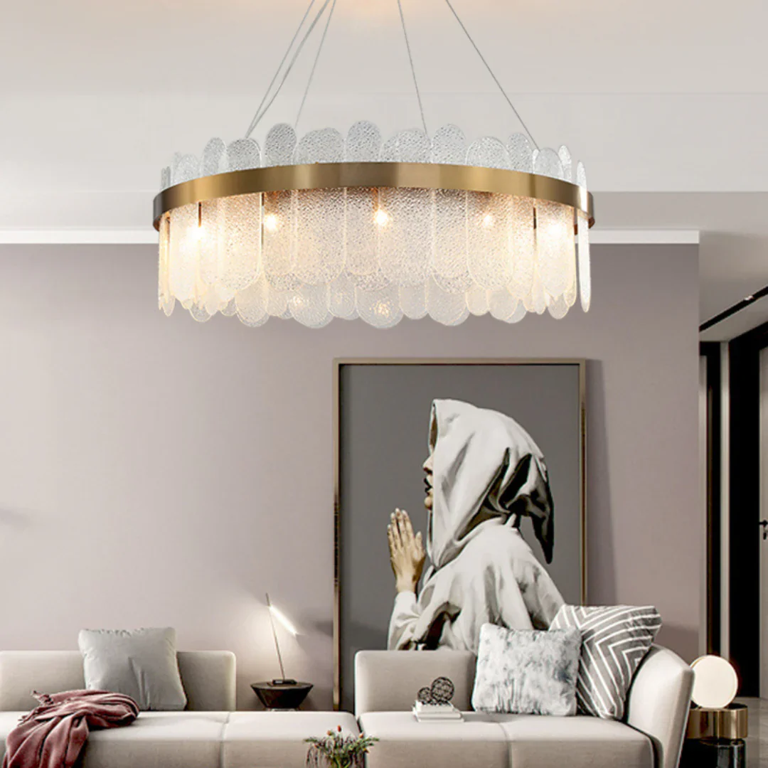 Preben Postmodern Glass Chandelier - Image 6