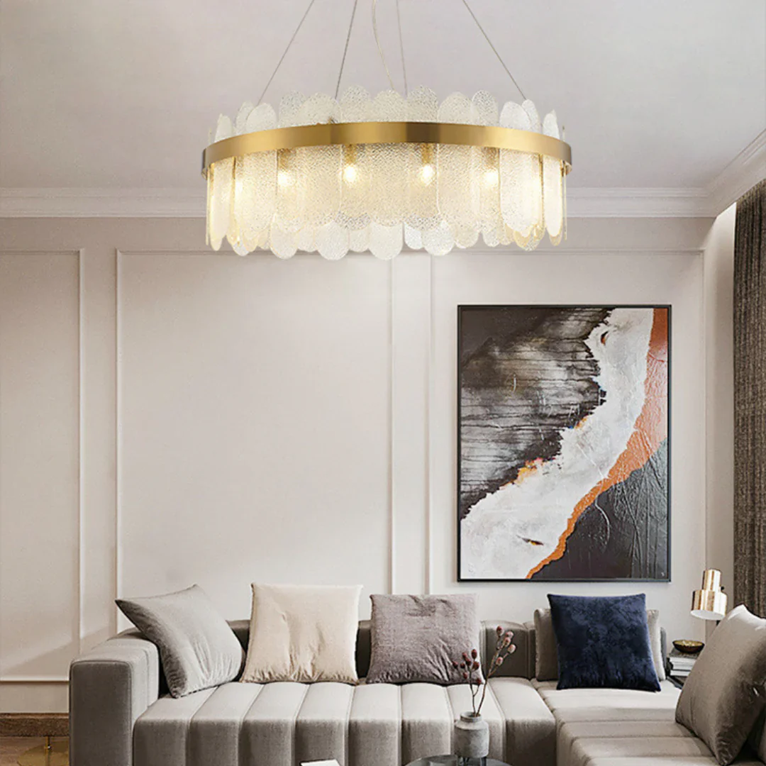 Preben Postmodern Glass Chandelier - Image 8