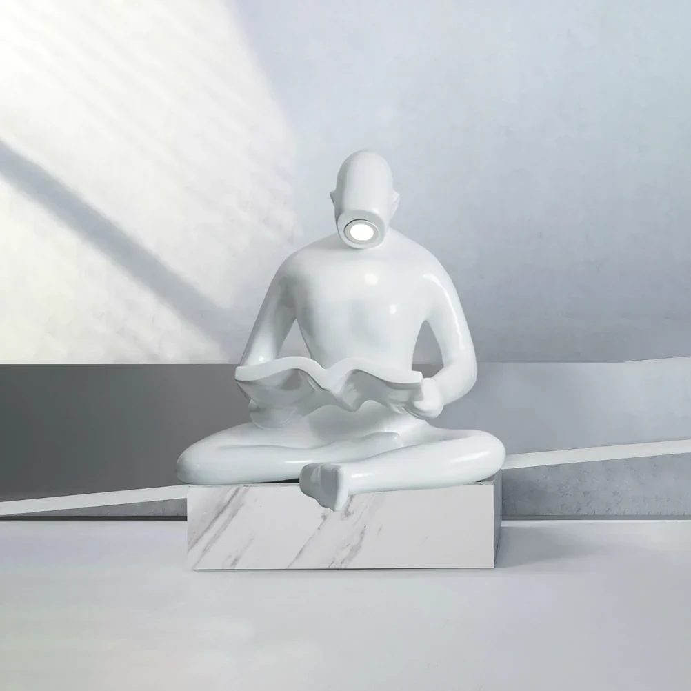 Reading Human Sculpture Floor Lamp - Image 11