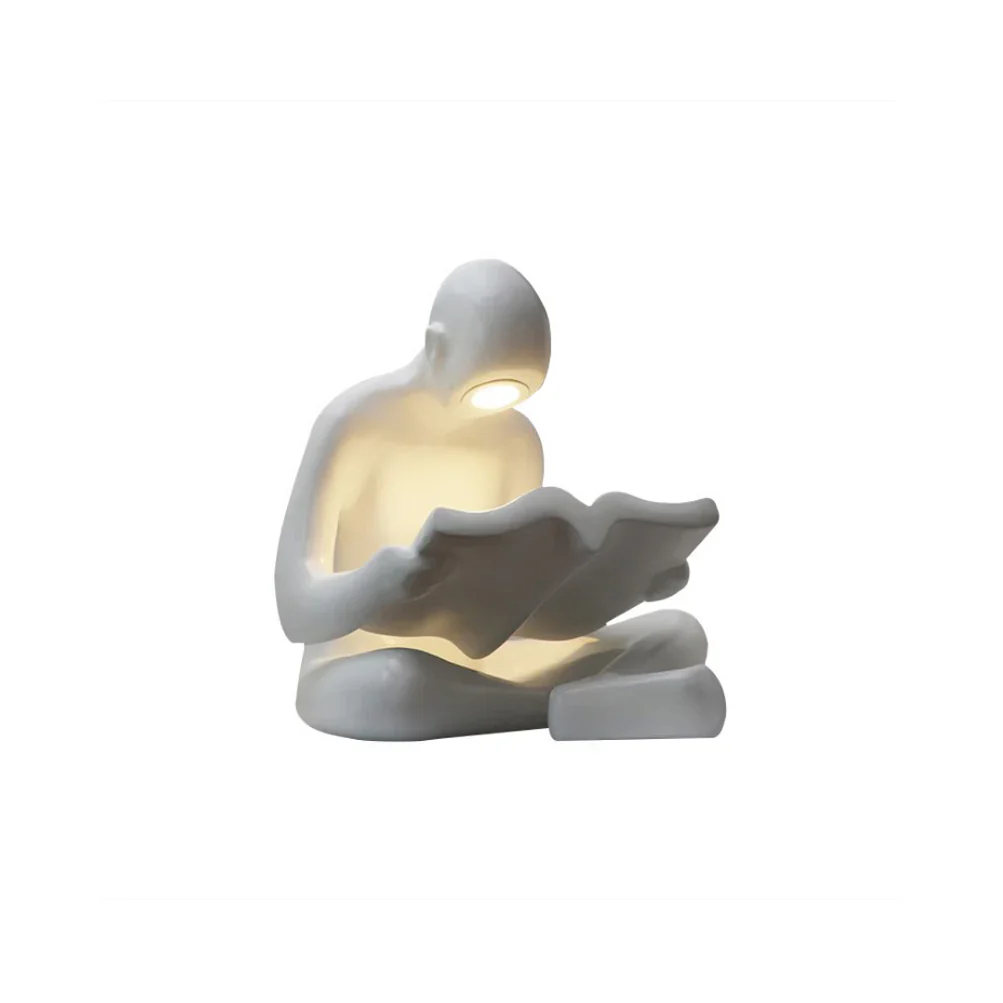 Reading Human Sculpture Floor Lamp - Image 18