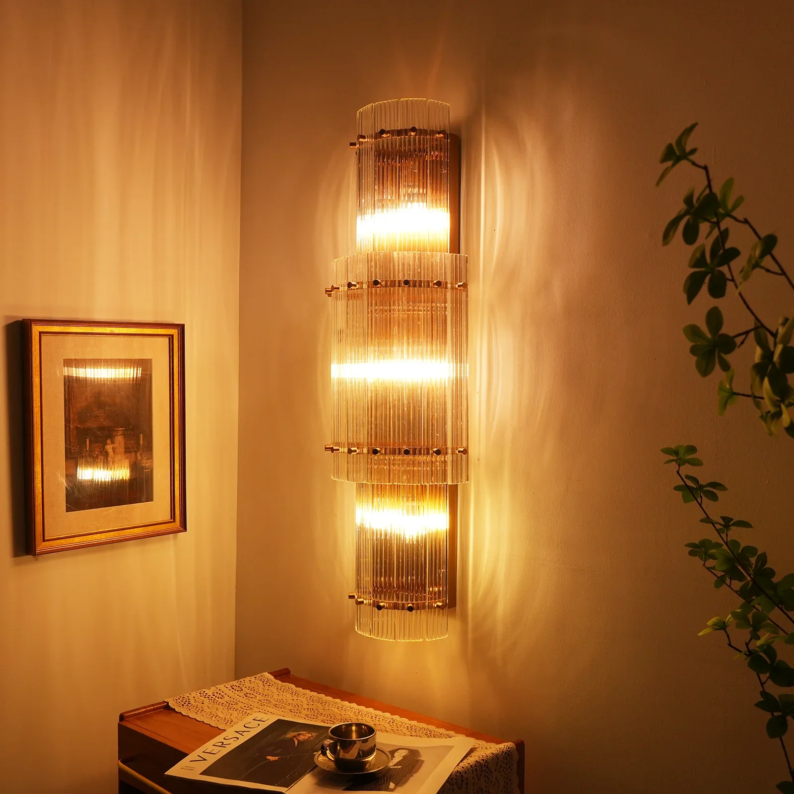 Rectangular San Marco Grand Round Wall Sconces - Image 5