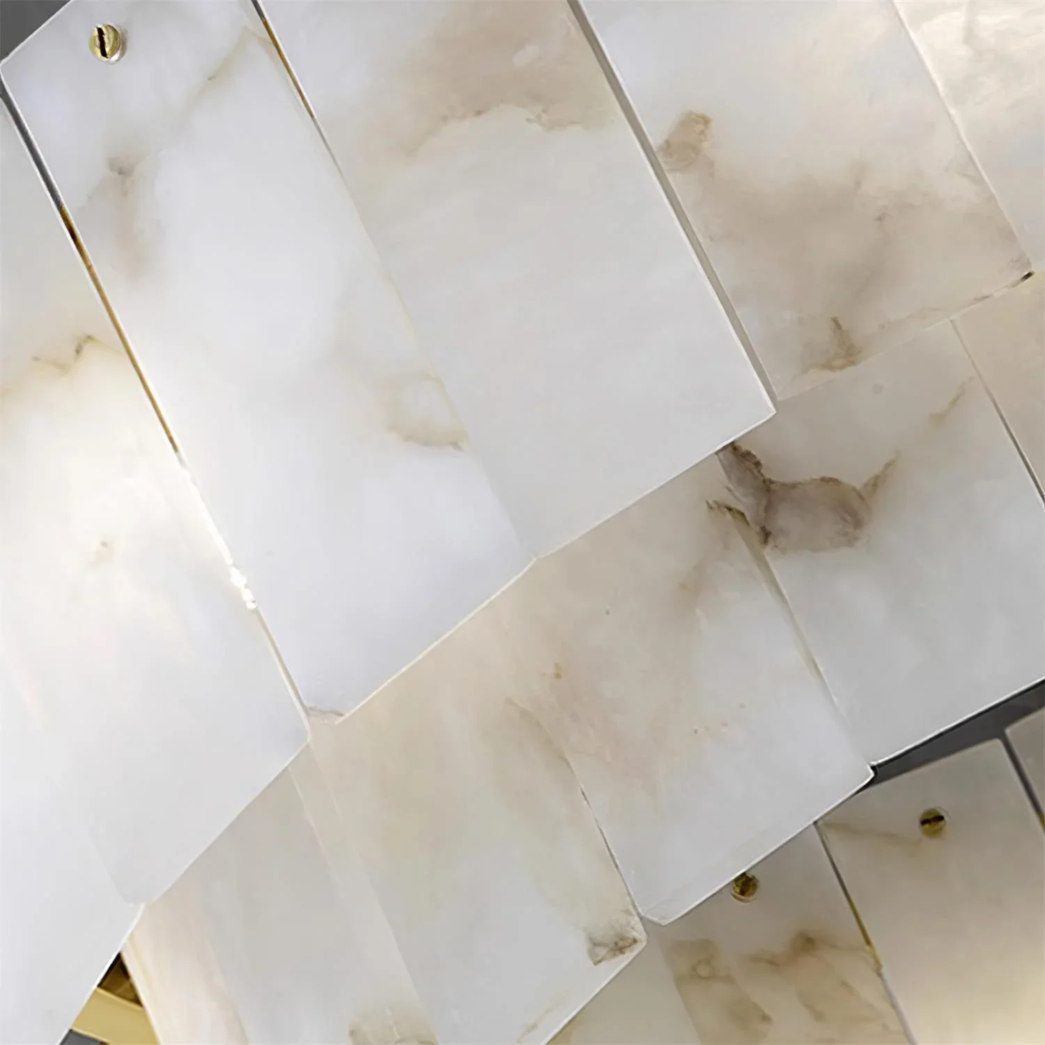 Regina White Alabaster Chandelier - Image 17