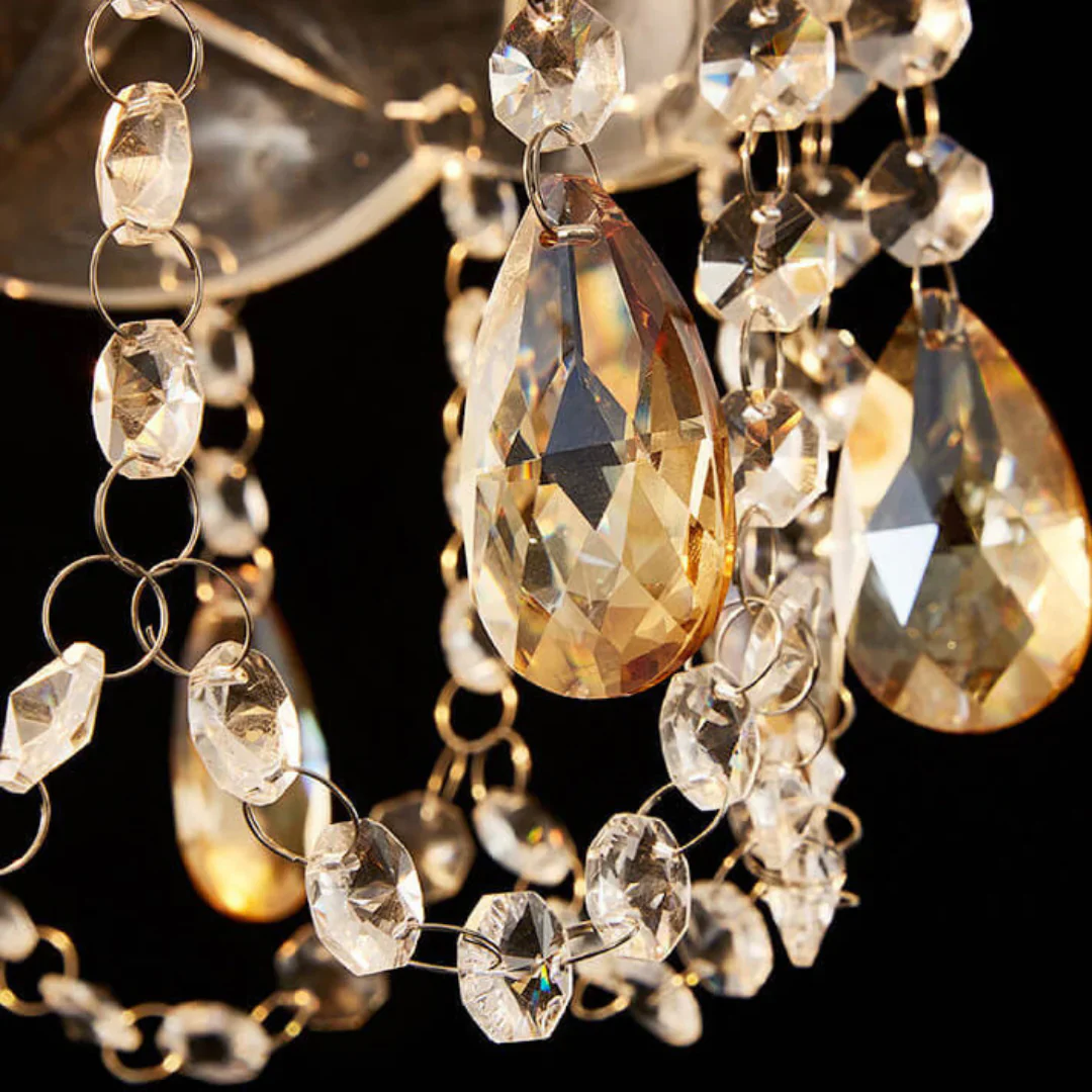 Rondelle Crystal Flower Pendant Lamp - Image 14