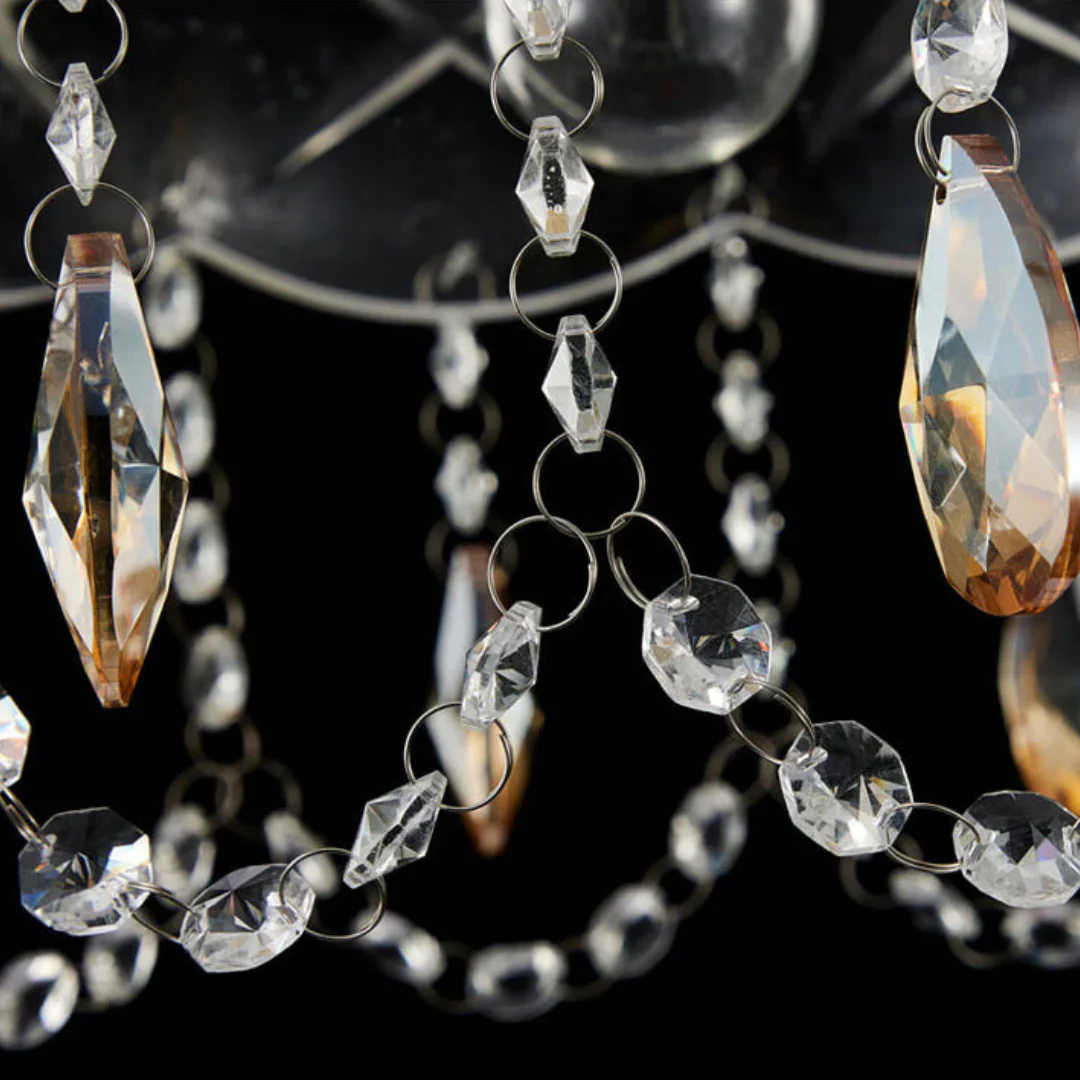 Rondelle Crystal Flower Pendant Lamp - Image 16